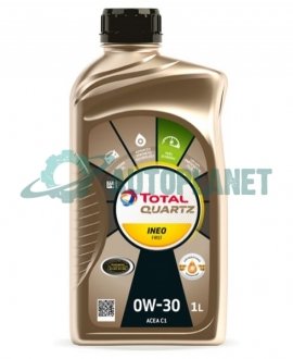 Моторное масло Quartz Ineo First 0W-30, 1л TOTAL 183103 (фото 1)