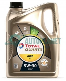 Моторное масло Quartz Ineo MDC 5W-30, 5л TOTAL 199608 (фото 1)