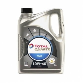 Моторна олива Quartz 7000 10W-40, 4л TOTAL 201523