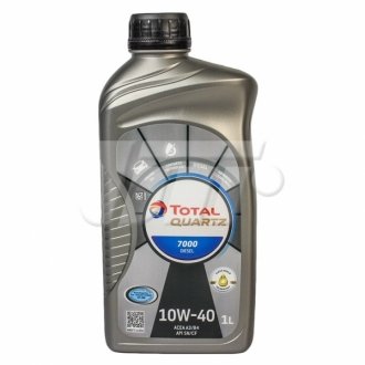 Моторное масло Quartz Diesel 7000 10W-40, 1л TOTAL 201534