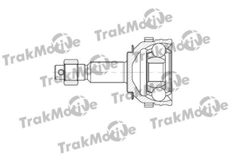 CHRYSLER Шрус наружный к-кт с ABS 26/32 зуб. Voyager,Grand Voyager III 2.0/2.5TD 95- TrakMotive 40-0558