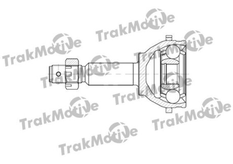 FORD ШРУС наружный к-кт с ABS 28/26 зуб.Transit 2.0D/2.4TDCI 00- TrakMotive 40-0582