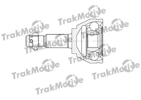 NISSAN ШРКШ зовнішній к-кт 29/36 зуб.Qashqai,X-Trail,Renault Koleos 1.6/2.0dCi 07- TrakMotive 40-0593