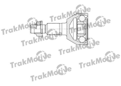 OPEL ШРКШ зовнішній 30/34 зуб. ANTARA A (L07) 2.0 CDTI 07-11, ANTARA A (L07) 3.2 06-11, CHEVROLET CAPTIVA (C100, C140) 2.0 D 07-, CAPTIVA (C100, C140) 3.2 06- TrakMotive 40-0660 (фото 1)