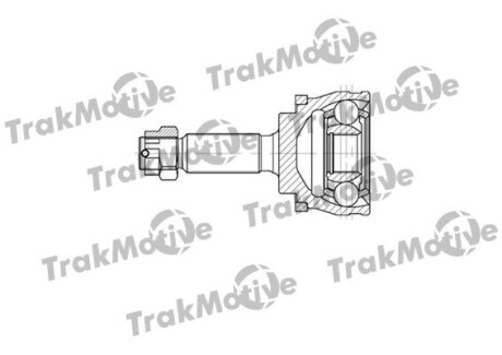 MITSUBISHI ШРУС внешний с ABS к-кт 25/24 зуб. GALANT VII 2.0 92-96 TrakMotive 40-0689