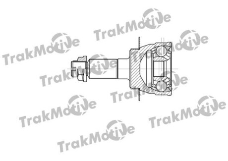 SUZUKI ШРКШ зовнішній к-кт 28/29 зуб. SX4 1,5-1,6 06- TrakMotive 40-0701