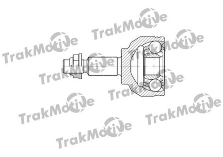 RENAULT ШРКШ зовнішній к-кт 27/35 зуб. Laguna 01-, FIAT GRANDE PUNTO 1.3 D 05- TrakMotive 40-0731