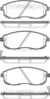 Колодки гальмівні передні TRISCAN 811014013