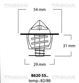 Термостат TRISCAN 86205582