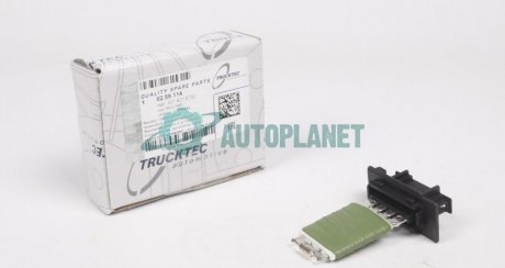 Реостат печки MB Sprinter CDI/VW LT 96-06/VW Caddy 03- (4 контакта) TRUCKTEC 02.59.114 (фото 1)