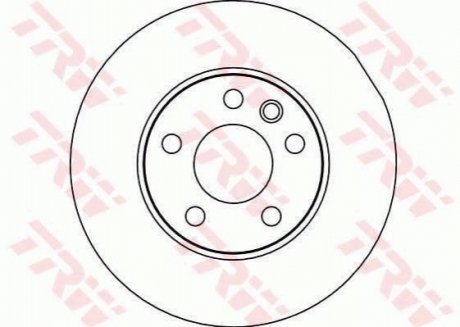 Тормозной диск TRW DF2810 (фото 1)