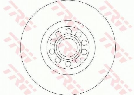 Тормозной диск TRW DF4258S