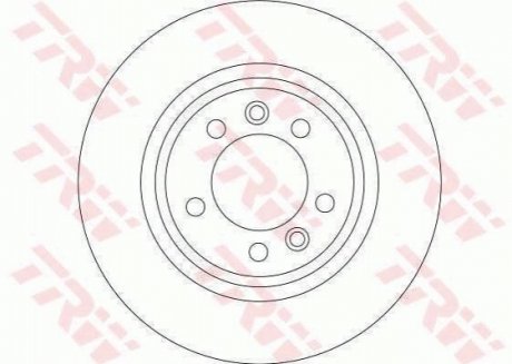 Тормозной диск TRW DF4351 (фото 1)