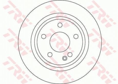 Тормозной диск TRW DF4383 (фото 1)