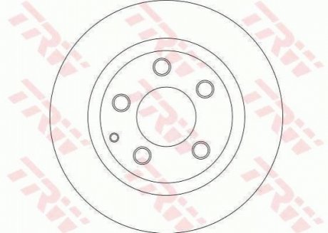 Тормозной диск TRW DF4442 (фото 1)