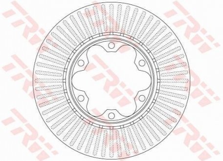 Диск гальмівний TRW DF6481 (фото 1)