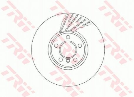 Тормозной диск двухсекционный TRW DF6611S