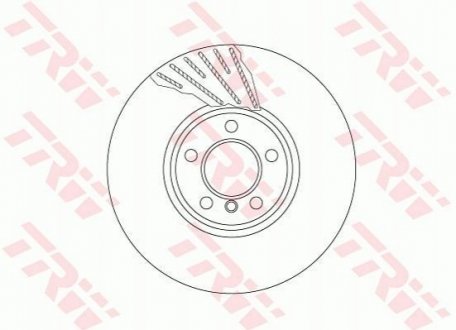 Тормозной диск двухсекционный TRW DF6612S (фото 1)