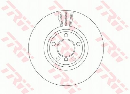 Тормозной диск TRW DF6615S (фото 1)