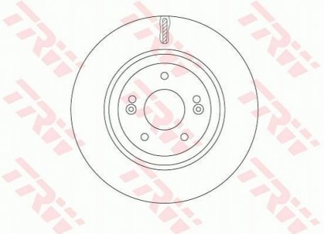 Тормозной диск TRW DF7592 (фото 1)