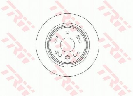 Тормозной диск TRW DF8083