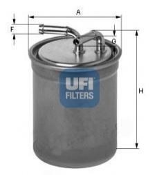 Фільтр паливний UFI 24.016.00 (фото 1)