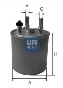 Фільтр паливний UFI 2407300