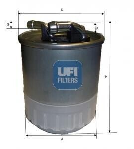 Фiльтр паливний UFI 2410700