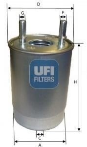 Паливний фільтр UFI 24.108.00