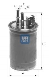 Фильтр топливный UFI 2440900