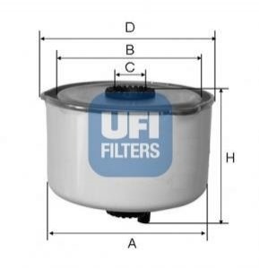 Топливный фильтр UFI 24.454.00