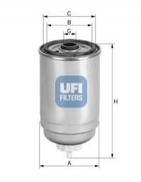 Паливний фільтр UFI 24.526.00