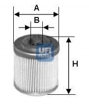 Фільтр оливний UFI 2555300 (фото 1)
