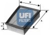 Фільтр повітряний RENAULT MEGANE, SCENIC 02- UFI 30.417.00 (фото 1)