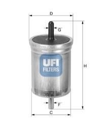 Паливний фільтр UFI 31.514.00