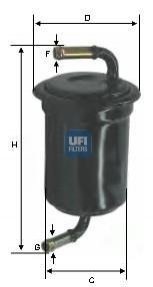 Фильтр топливный UFI 3153300