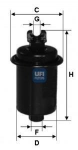Фiльтр паливний UFI 3162800 (фото 1)