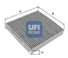 Фільтр салону вугільний UFI 5410100 (фото 1)