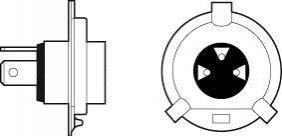 Лампа галогенна H4 12V 60/55W Valeo 032515
