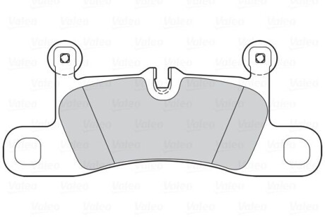 Гальмівні колодки задні, комплект Valeo 302280