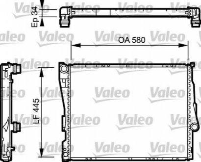 Радіатор Valeo 734276 (фото 1)