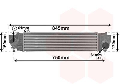 Інтеркулер BMW X1 F48 09/15 > 22 Van Wezel 06014702