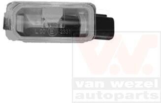 Ліхтар підсвітки ном. знаку FORD Van Wezel 1881920