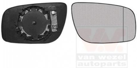 Скло дзеркала (з підігрівом) MB E-class (W211) 00-09 (R) Van Wezel 3043838