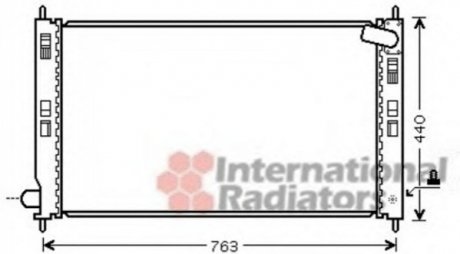 Радиатор охлаждения Van Wezel 32002201 (фото 1)