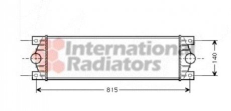 Радиатор интеркулера Renault Master 2.8 dTi 98-01 Van Wezel 43004089 (фото 1)