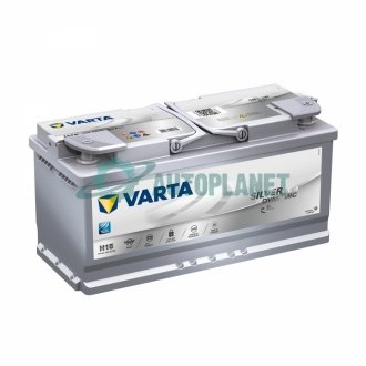 Акумулятор 105Ah-12v Start-Stop Plus AGM (394х175х190), R, EN 950 VARTA 605901095 (фото 1)