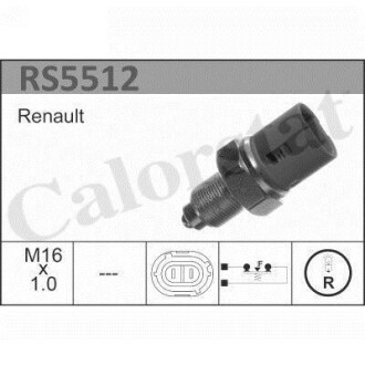 RENAULT вимикач світла заднього ходу 21,25,Trafic Vernet RS5512