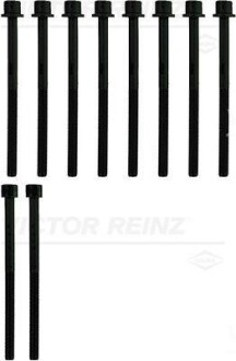 Комплект болтів з головкою системи TORX з чорного металу VICTOR REINZ 14-10882-02