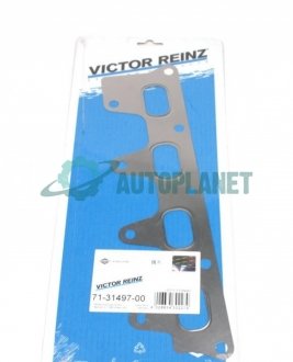 Прокладка коллектора выпускного Renault Kangoo 1.6 01- (металическая) VICTOR REINZ 71-31497-00 (фото 1)